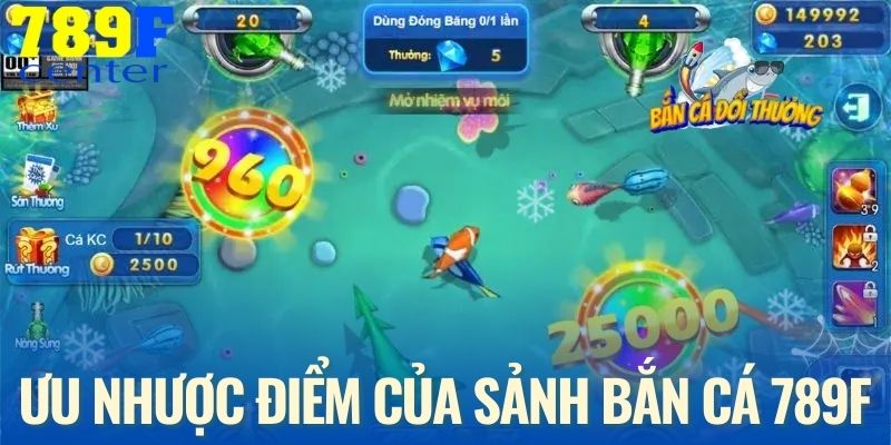 Đánh giá ưu nhược điểm của sảnh bắn cá 789F
